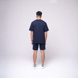 Oversized Basic T-shirt Navy