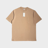 Oversized Pocket T-shirt Beige