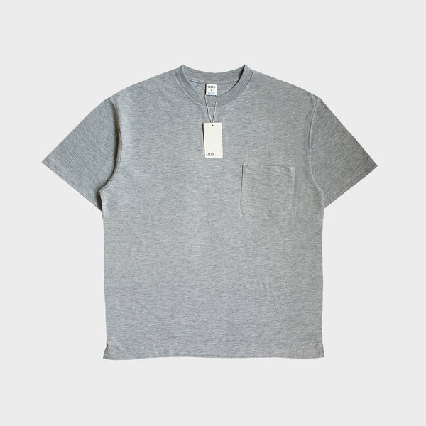 Oversized Pocket T-shirt Light Grey