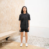Oversized Pocket Washed T-shirt Black