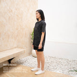 Oversized Pocket Washed T-shirt Black