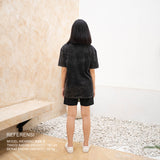 Oversized Pocket Washed T-shirt Black