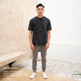 Oversized Pocket Washed T-shirt Black