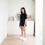Oversized Washed T-shirt Black