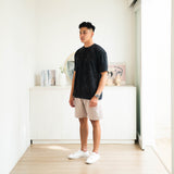 Oversized Washed T-shirt Black