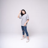 Oversized Pocket T-shirt Light Grey