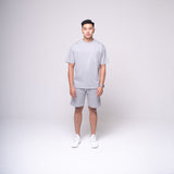 Oversized Pocket T-shirt Light Grey