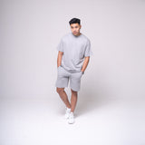 Oversized Pocket T-shirt Light Grey