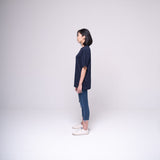 Oversized Pocket T-shirt Navy