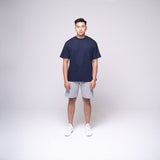 Oversized Pocket T-shirt Navy