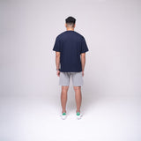 Oversized Pocket T-shirt Navy