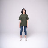 Oversized Pocket T-shirt Olive