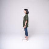 Oversized Pocket T-shirt Olive
