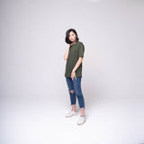 Oversized Pocket T-shirt Olive