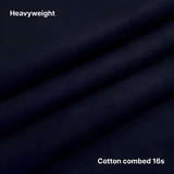 Heavyweight Cotton 16s Oversized T-shirt - Navy