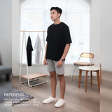 Heavyweight Cotton 16s Oversized T-shirt - Black