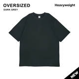 Heavyweight Cotton 16s Oversized T-shirt - Dark Grey