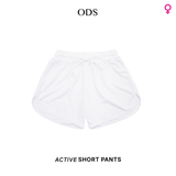 Active Dry Fit Short Pants - White (Woman)