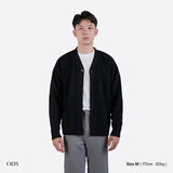 Arden Textured Knit Cardigan - Black