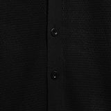 Arden Textured Knit Cardigan - Black