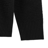 Arden Textured Knit Cardigan - Black