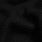 Arden Textured Knit Cardigan - Black