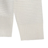 Arden Textured Knit Cardigan - Broken White