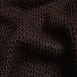 Arden Textured Knit Cardigan - Dark Brown
