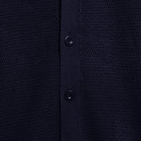 Arden Textured Knit Cardigan - Navy