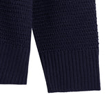 Arden Textured Knit Cardigan - Navy