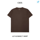 Active Dry Fit Basic T-Shirt - Dark Brown (Man)