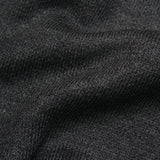 Boxy Crewneck Knit Sweater - Dark Grey