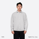 Boxy Stripe Shirt - Grey