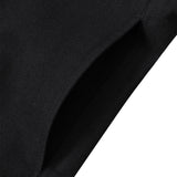 Cotton Linen Shirt Jacket - Black