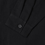 Cotton Linen Shirt Jacket - Black