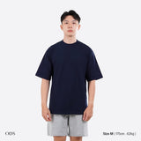 Heavyweight Cotton 16s Oversized T-shirt - Navy