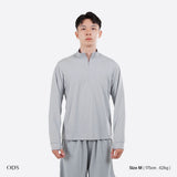 Active Dry Fit Half Zip - Light Grey