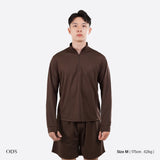 Active Dry Fit Half Zip - Dark Brown
