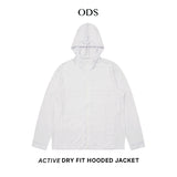 Active Dry Fit Hooded Jacket - White