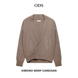Kimono Wrap Knit Cardigan - Taupe