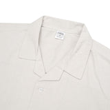 Bowling Oversized Linen Shirt - Broken White