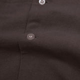 Bowling Oversized Linen Shirt - Espresso