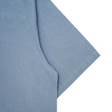 Bowling Oversized Linen Shirt - Light Blue