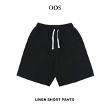 Linen Short Pants - Black