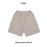 Linen Short Pants - Khaki