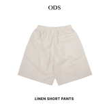 Linen Short Pants - Broken White