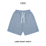 Linen Short Pants - Light Blue