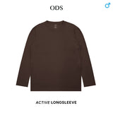 Active Dry Fit Long Sleeve T-Shirt - Dark Brown (Man)