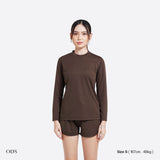 Active Dry Fit Long Sleeve T-Shirt - Dark Brown (Woman)