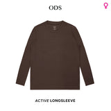 Active Dry Fit Long Sleeve T-Shirt - Dark Brown (Woman)